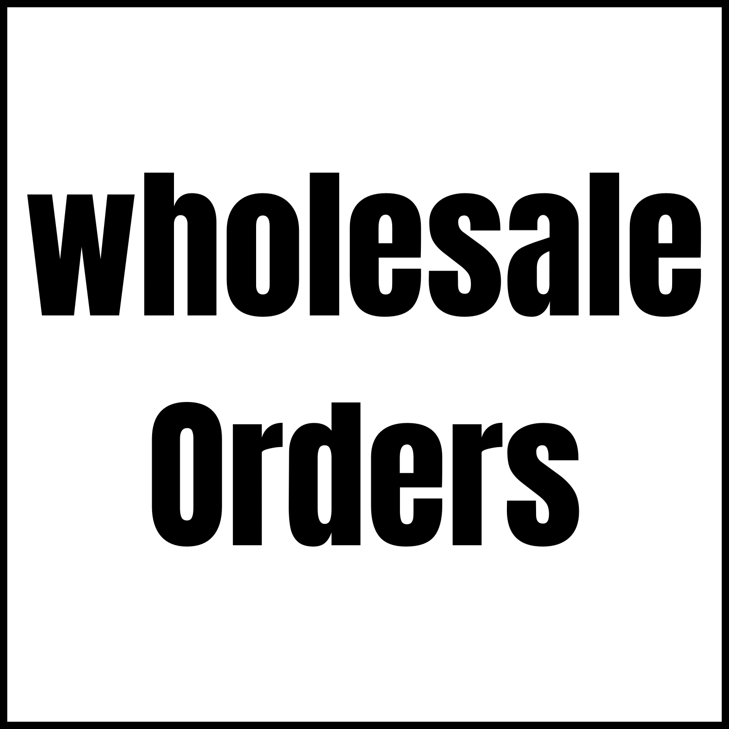 Wholesale Purchase